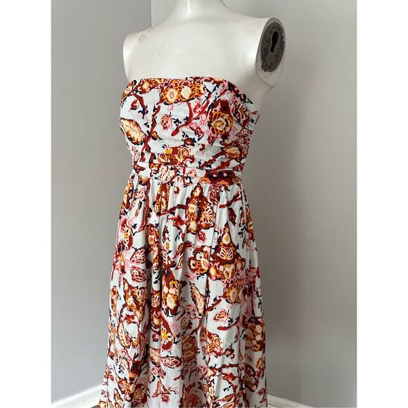 NWT A.L.C Tate Strapless A-line Maxi Dress Multicolor Size 0 $495 - Picture 11 of 14